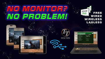 Use Phone/Tablet as Second Display the Best Way  || FREE & Smooth with SpaceDesk💪