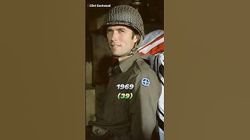 Clint Eastwood Life Through the Years | 1930–2025 Evolution #60s #70s #action #vintage #shorts #usa