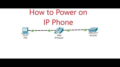 How to Power on IP Phone In Cisco Packet Tracer