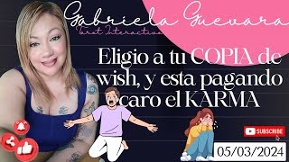 Eligio a tu COPIA y esta pagando caro KARMA #tarot #tarotamor #tarotinteractivo #tarotreading