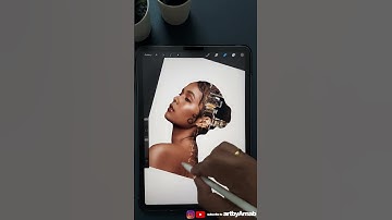 How To "Photoshop" Movie Poster Art In Procreate | Photoshop to Procreate  (#shorts)(#tutorial)