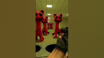 Red Smile Cat  Zoonomaly falls into manhole #zoonomaly  #garrysmod #gmod #nextbots