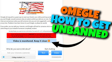 How to get UNBANNED from OMEGLE 2023 Tutorial | No VPN & FREE ✅