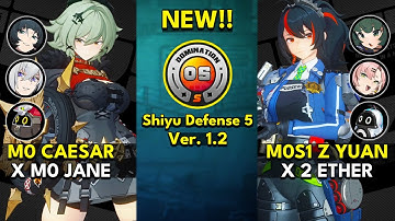 M0 Caesar x M0 Jane & M0S1 Zhu Yuan | Shiyu Defense Ambush Node Floor 5 S Rank | ZZZero