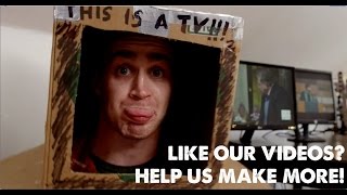 Support Friend Dog Studios on Patreon!
If you like our content, Patreon is great way to keep it coming! The more support we have coming in, the more content we can make!
You can pledge any amount and get special bonus content unavailable to other viewers. And you can set a monthly cap on your spending so you always know youre only contributing exactly as much as youre comfortable with. Check it out at:
http://patreon.com/frienddog
Be sure to subscribe to all our internet thingys to see more!
http://facebook.com/frienddogstudios
http://twitter.com/frienddogstudio
http://youtube.com/frienddogstudios
http://frienddogstudios.com
Special thanks to Jim OHeir!
Director of photography Chris Commons - http://uncommoncreativemedia.com
Camera crew Jessie Van Der Vyver and Lydia Anderson
Producer Michael Foster
Cast/production assistants Max Frankel, Kelly Larson, Amy Simmonds, and Josiah Crandall. Support Friend Dog Studios on Patreon!