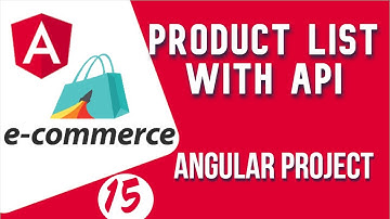 Angular project tutorial #15 Display Product List with API | Angular E-commerce Project