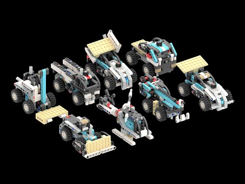 42133 8in1 bundle - 8 alternate builds from the Lego Technic