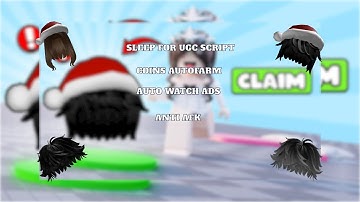 [FREE UGC] Sleep for UGC Script - Coin Farm, Auto Watch Ads, Anti AFK