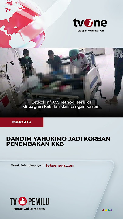 Kontak Tembak Dengan KKB, Dandim Yahukimo Terluka #tvone #Shorts