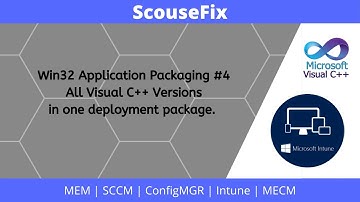 Win32 Application Packaging #4 [2022] - All Microsoft Visual C++ Versions in one package
