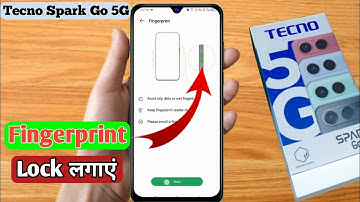 Fingerprint lock in tecno spark go 5g, tecno spark go 5g in display finger, In display fingerprint