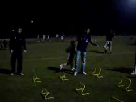 sydney fc's simon colosimo and iain fyfe conducts training with the auburn fc's juniors