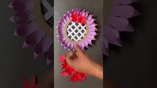 Easy paper wall hanging / shorts  flower  viralvideo