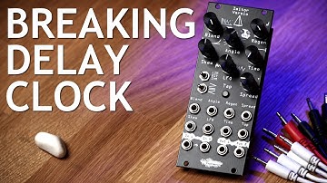 Breaking Delay Clock / Finding Techno Rhythms using Delay Time Modulation