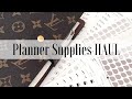 Planner Supplies Haul | Bonne Boutique