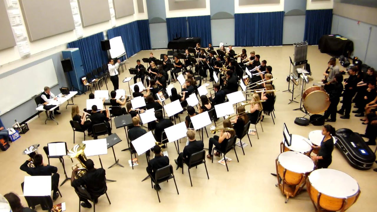 COHS Wolfpack Band at Golden Empire Music Festival 2013 - Sight Reading Clinic