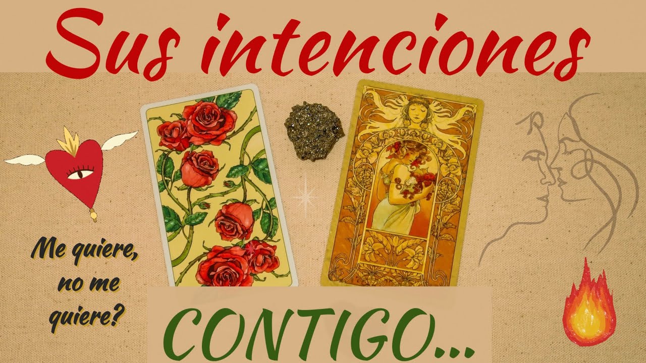 Sus intenciones y sentimientos por ti❤️ TE LO DIGO TODO (Real) 🔮📜 Tarot Interactivo✨∞