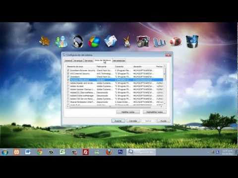Trucos Secretos Windows 7 Eliminar Programas de Inicio o Arranque, Optimizar