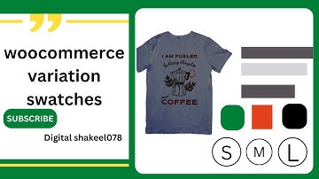 WooCommerce variation Swatches for color, size , image button Attributes for eCommerce websites