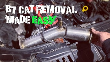 Audi A4 B7 catalytic converter removal made easy!