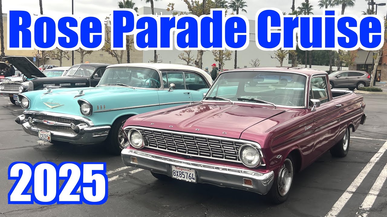 Rose Parade Classic Car Cruise - December 31, 2025