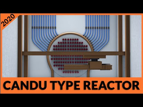 CANDU Type Reactor in 3d animation