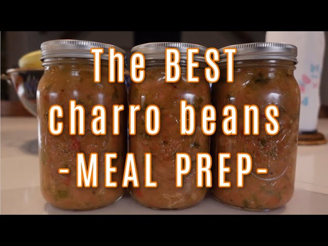 The BEST charro beans! #MealPREP Beans in #BULK | #Prepped