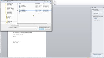 Microsoft Word 2010 Level Two Video 47 Mail Merge with Excel