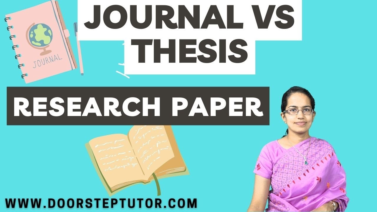 journal vs research paper