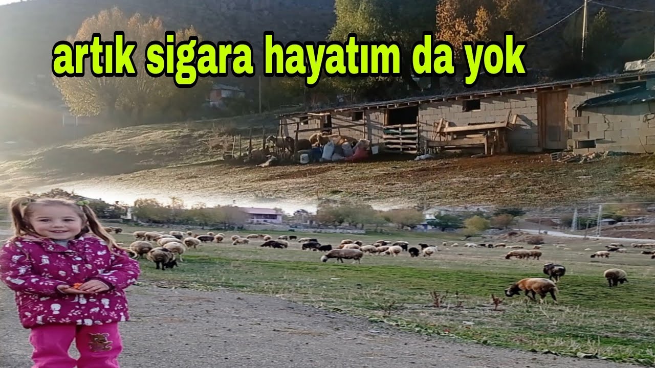 HASTALIK İYİ GELDİ SİGARAYI BIRAKTIM KIZIMLA OBADA TOP OYNADIK
