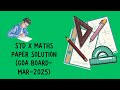 STD X Maths/Goa board/March 2025/Level 2/paper solution /(konkani)