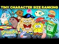 Tiny Character Size Ranking SpongeBob 