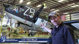 &quot;Tico Belle&quot; C-47 at Valiant Air Command Museum Field Trip