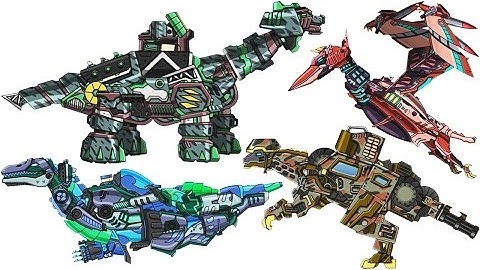 Dino Robot Corps #1: Mosa Plesio & Transformers | Eftsei Gaming