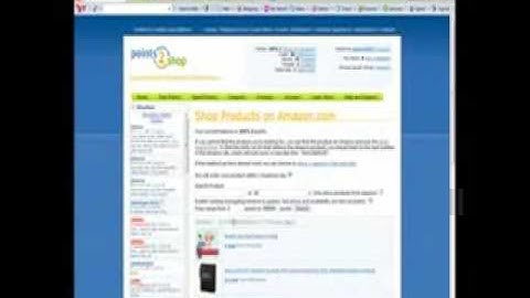 A tutorial on how to get free items online from points2shop/ cashle using amazon with free points