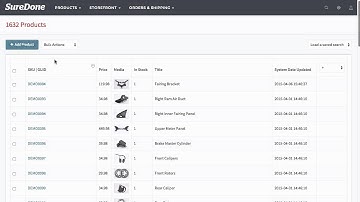 SureDone: Products Page