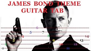 James Bond Theme - Fingerstyle Guitar Tab chords