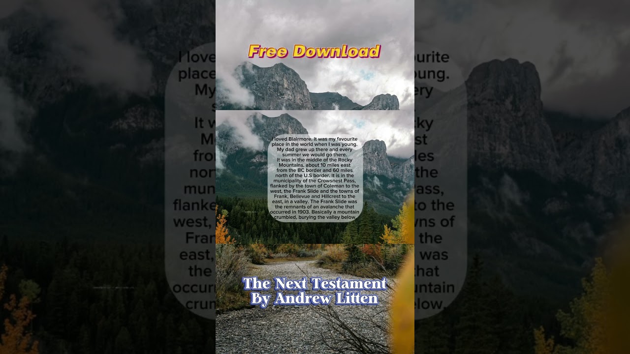 A manuscript from Author Andrew Litten The Next Testament ONE: “My Angel is Real" - part 39