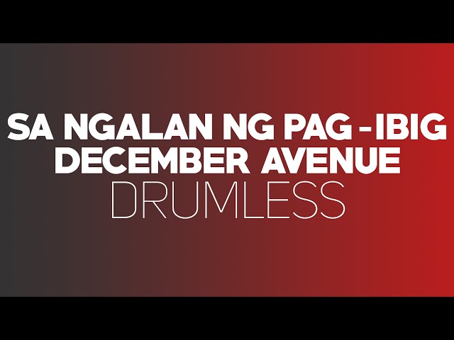 Sa Ngalan Ng Pag Ibig - December Avenue (Drumless) class=