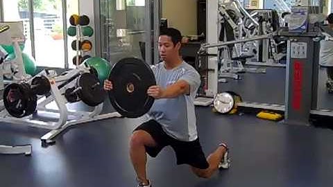 Plate Lunge and Rotation
