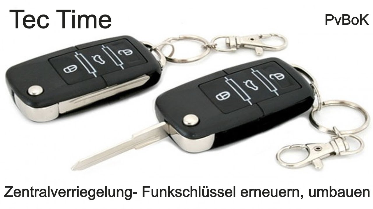 TecTime, Zentralverriegelung- Funkschlüssel erneuern, umbauen, anlernen ...