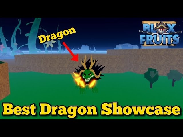 Dragon All Skills ShowCase Blox fruit 