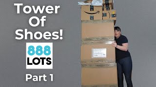 Unboxing A Tower Of Shoe Mystery Boxes | Part 1