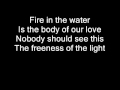 fire in the water-feist (Lyrics)