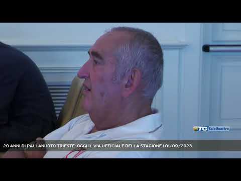 20 ANNI DI PALLANUOTO TRIESTE: OGGI IL VIA UFFICIALE DELLA STAGIONE | 01/09/2023