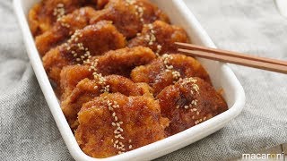 Sauce pork cutlet ｜ macaroni | Macaroni&#39;s recipe transcription