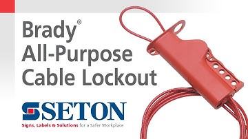 How to Install A Brady® All Purpose Cable Lockout Device | Seton Video