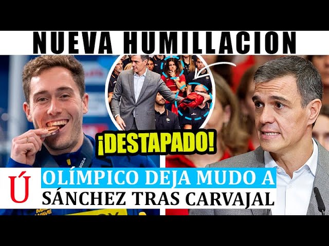 🔴 Atleta Olímpico NO SE CONTIENE y HUMILLA a Pedro Sánchez a lo Carvajal  PERO MUCHO PEOR en Moncloa - YouTube