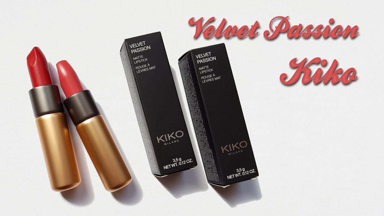 Velvet Passion Matte Lipstick Kiko Swatches E Applicazione