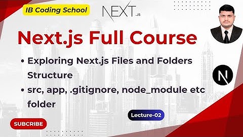 #2 Exploring Next.js Project Structure: Key Files and Folders | Next.js Full Course #nextjs #reactjs